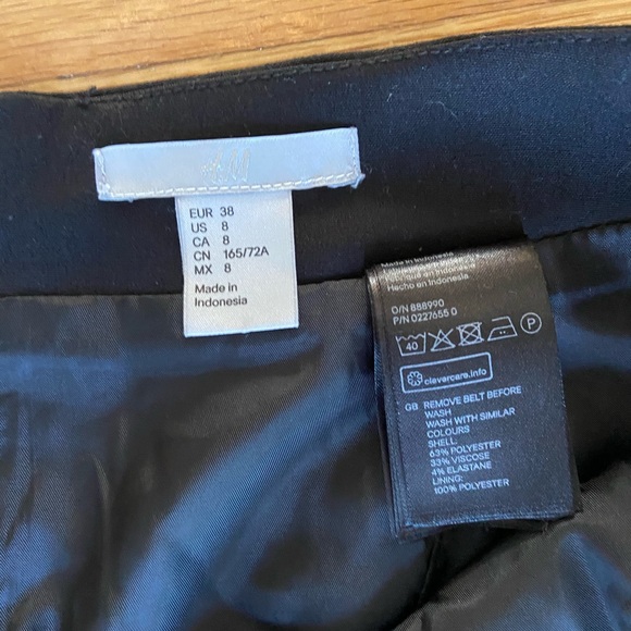 Hand m black pencil skirt - Picture 4 of 4